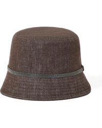 Brunello Cucinelli - Sombrero de pescador con detalle de cadena Monili - Lyst