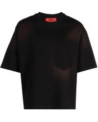 424 - Crew-neck Faded Cotton T-shirt - Lyst