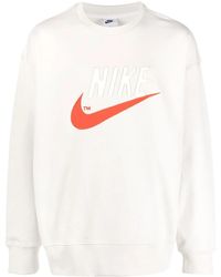 Nike - Sweatshirt Mit Swoosh - Lyst