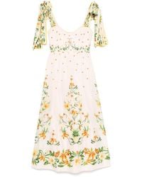 FARM Rio - Botanical Beauty Midi Dress - Lyst