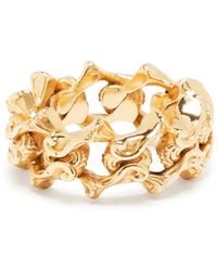 Emanuele Bicocchi - Arabesque gold-plated chain ring - Lyst