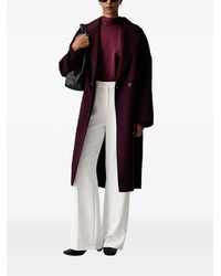 ViCOLO - Manteau Croisé À Revers Crantés - Lyst