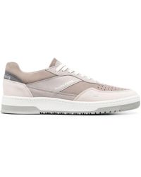 Filling Pieces - Logo-Print Suede Sneakers - Lyst