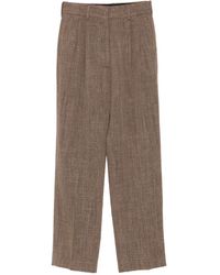 Blazé Milano - ヘリンボーン プリーツパンツ - Lyst