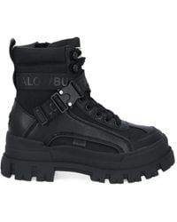 Buffalo - Aspha Com 1 Buckle-Strap Chunky-Sole Boots - Lyst