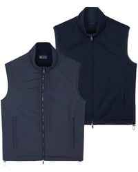 Paul & Shark - Reversible Zip-Fastening Gilet - Lyst