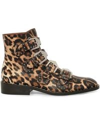 Givenchy - Leopard Print Boots - Lyst
