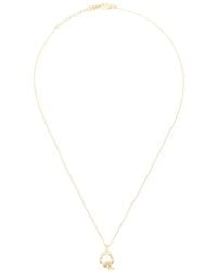 Missoma - Curly Molten Mini Inicial-Q Necklace - Lyst