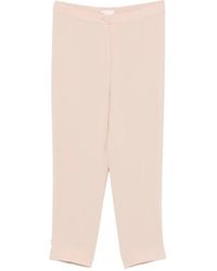 Marina Rinaldi - Fiabe Elasticated-Waistband Tailored Trousers - Lyst