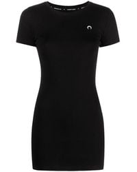 Marine Serre - Logo Organic Cotton T-shirt Dress - Lyst