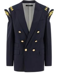 DSquared² - Virgin Wool Double-breasted Blazer - Lyst