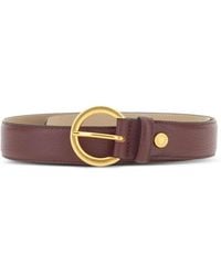 Gianni Chiarini - Logo-Engraved Leather Belt - Lyst