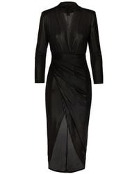 Tessitura Body Couture - Ruched Asymmetric Dress - Lyst