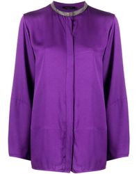 Fabiana Filippi - Relaxed Fit Long-Sleeved Blouse - Lyst