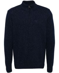 Barbour - ハーフジップ プルオーバー - Lyst