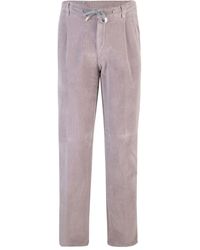 Eleventy - Corduroy Drawstring Trousers - Lyst