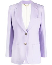 Victoria Beckham - Chaqueta lavanda con bolsillos - Lyst