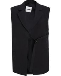 Jil Sander - Belted Vest - Lyst