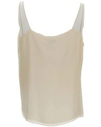 Hui Milano - Scoop Neck Spaghetti-Strap Top - Lyst