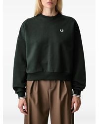 Fred Perry - Logo-Embroidered Sweatshirt - Lyst