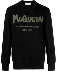 Alexander McQueen - Felpa McQueen Graffiti - Lyst