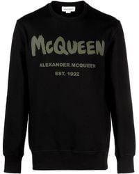 Alexander McQueen - Mc Queen Graffiti Sweatshirt - Lyst