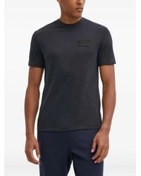 EA7 - T-Shirt Met Logopatch - Lyst