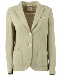 Circolo 1901 - Slim Fit Textured Jacket - Lyst
