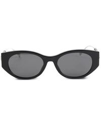 Gucci - Crystal-embellished Oval-frame Sunglasses - Lyst