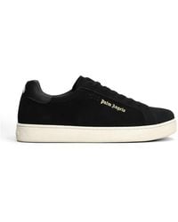 Palm Angels - Logo-Print Suede Sneakers - Lyst