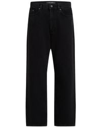 Karl Lagerfeld - Monogram-Pattern Organic Cotton Jeans - Lyst