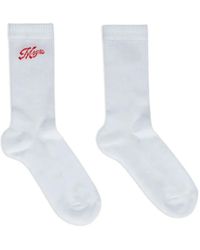 MSGM - Intarsia-Knit Socks - Lyst