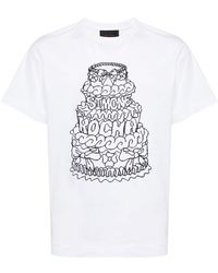 Simone Rocha - T-Shirt mit Kuchen-Print - Lyst