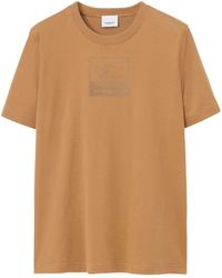 Burberry - T-shirt con stampa Equestrian Knight - Lyst