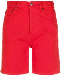 Dondup - Hoch sitzende Jeans-Shorts - Lyst