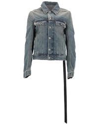 Rick Owens - Chaqueta Con Efecto Envejecido - Lyst