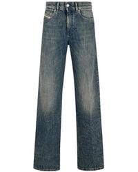 DIESEL - Jean Droit À Effet Délavé - Lyst