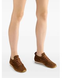 Casadei - Laces Suede Sneakers - Lyst