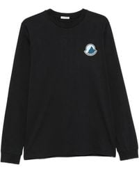 Moncler - Logo-Patch Long-Sleeve Top - Lyst