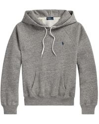 Polo Ralph Lauren - Shrunken Fit Fleece Hoodie - Lyst
