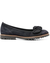 Gabor - Philosophy Bow-Detail Flat Pumps - Lyst