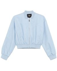 Maje - Chaqueta bómber corta con cremallera - Lyst