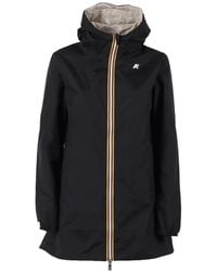 K-Way - Hooded Zip Jacket - Lyst