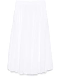 Peserico - Cotton Midi Skirt - Lyst