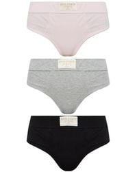 Palm Angels - 3-Pack Of High-Waisted Cotton Thongs - Lyst