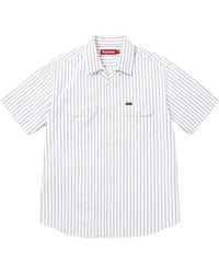 Supreme - Gestreiftes Ghostface Workwear-Hemd - Lyst