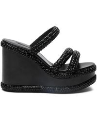 Casadei - Sirio Wedge Sandals - Lyst