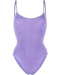 Hunza G - Pamela Crinkle Swimsuit - Lyst