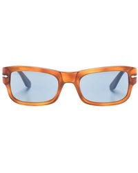 Persol - Po3326S Rectangle-Frame Transparent Sunglasses - Lyst