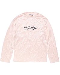Acne Studios - T-Shirt À Effet Froissé - Lyst